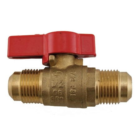 Jones Stephens 3/8in. Flare Brass Gas Ball Valve B67105
